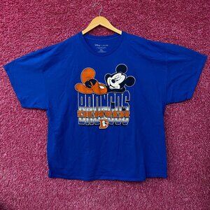 Disney x Junk Food NFL Denver Broncos Mickey Mouse Kick Back T-Shirt 2XL